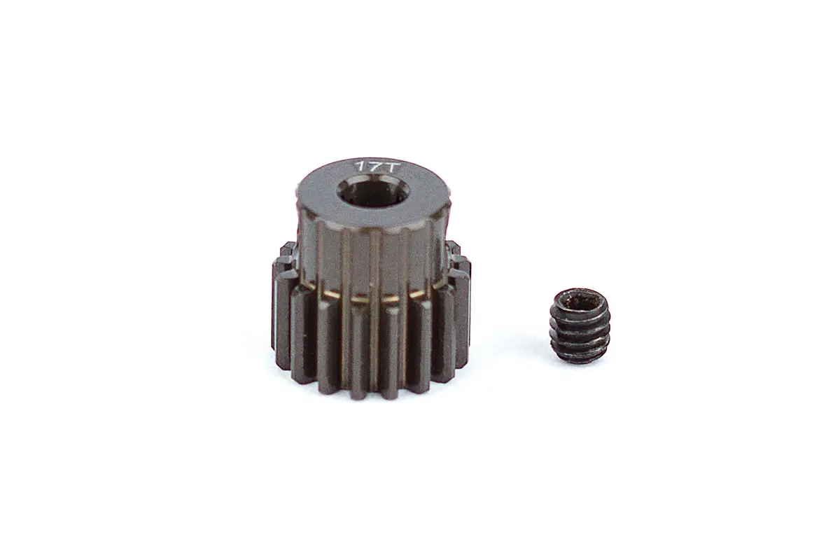Factory Team Aluminum Pinion Gear, 1/8In Shaft, 48P 17T 1