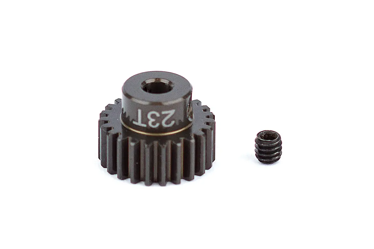 Factory Team Aluminum Pinion Gear, 1/8In Shaft, 48P 23T 1