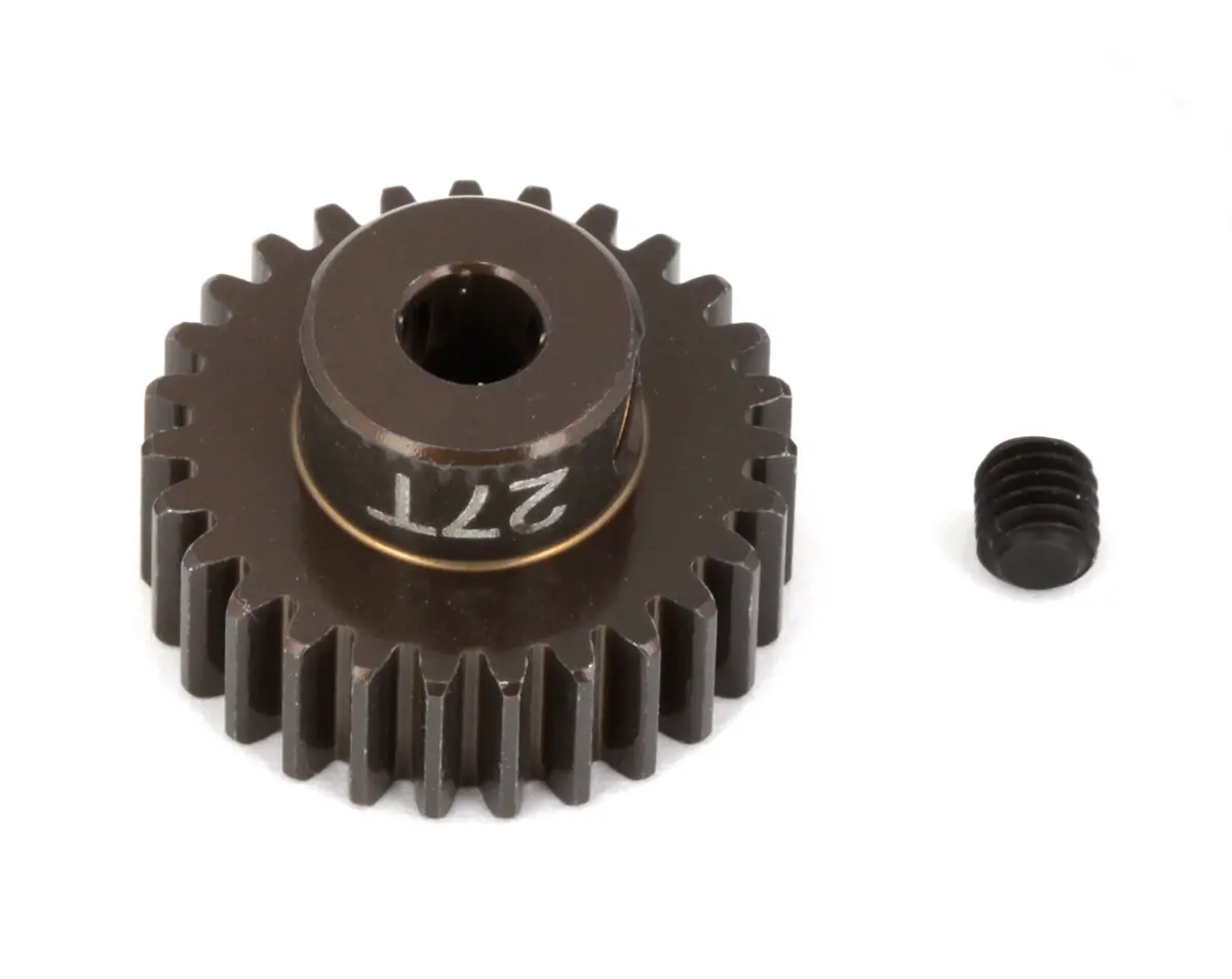 Factory Team Aluminum Pinion Gear, 1/8In Shaft, 48P 27T 1