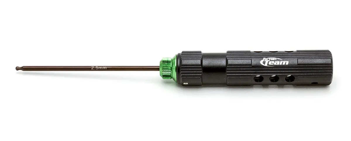Factory Team Hex Driver, 2.5Mm Ball End 1