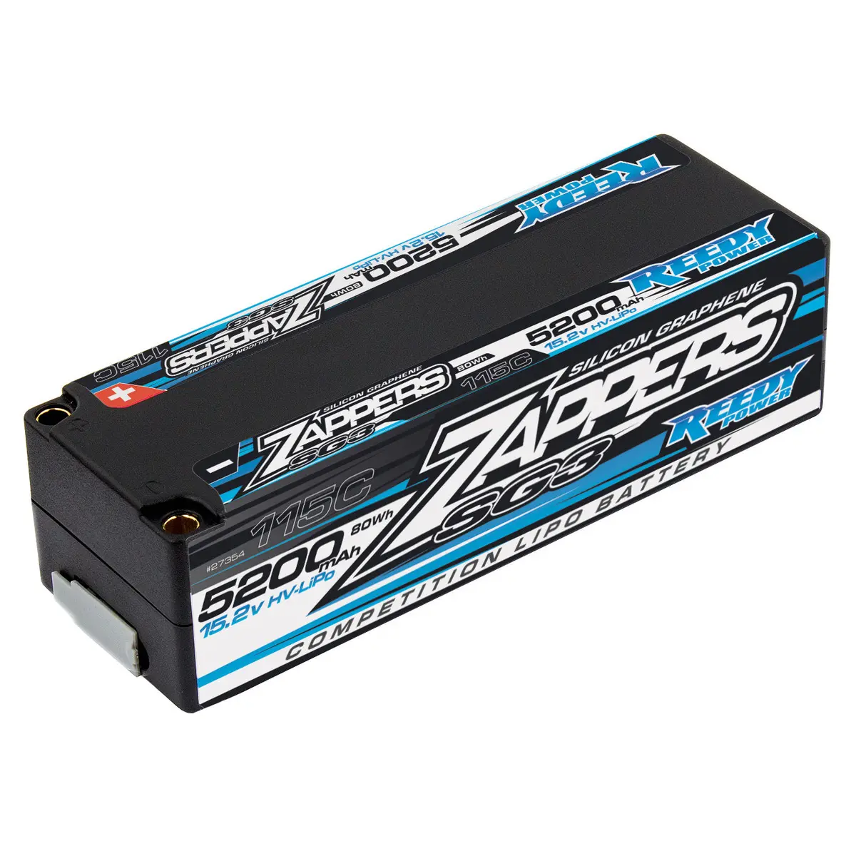 Zappers Sg3 4S 15.2V Lipo Battery, 115C 5200Mah 1
