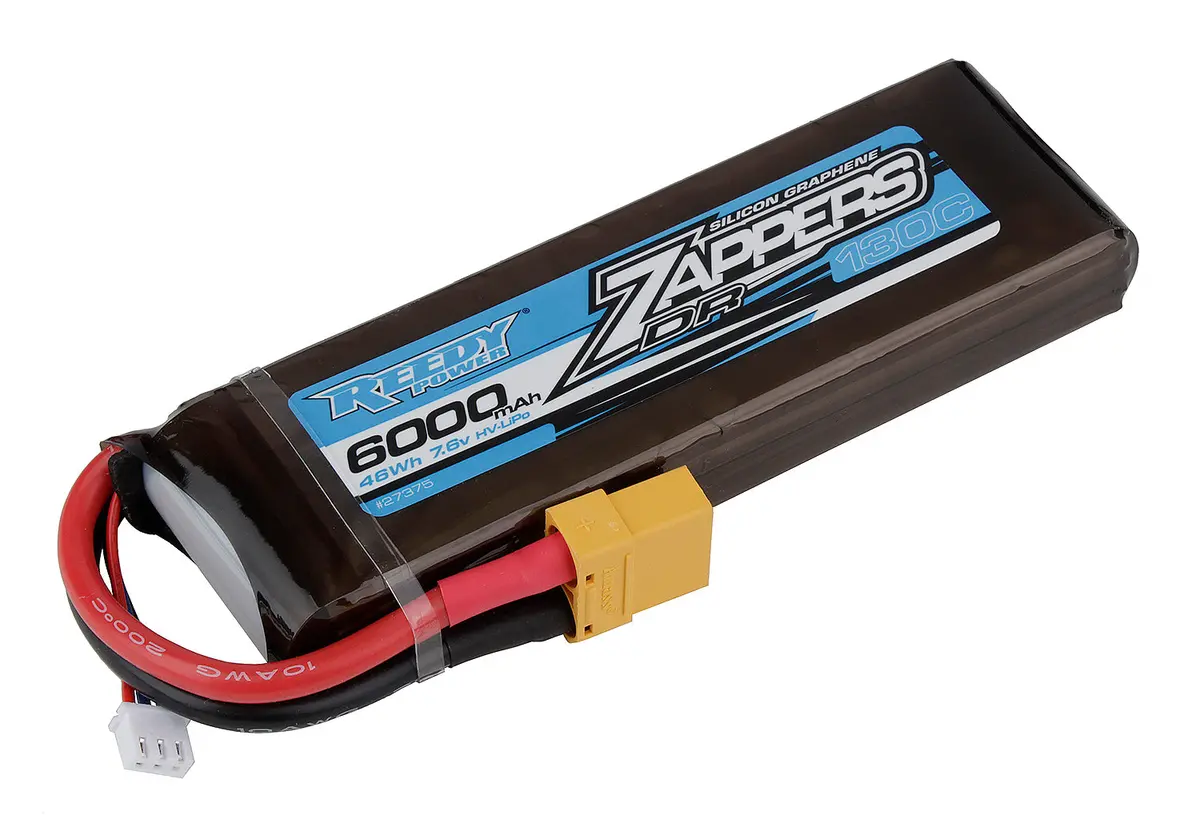 Reedy Zappers Dr 7.6V 2S Lipo Battery W/ Xt90, 6000Mah 1