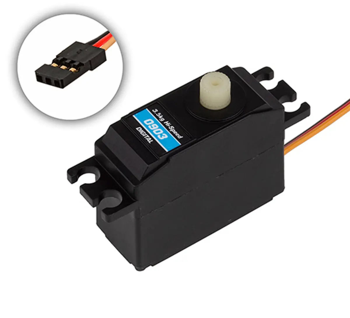 Enduro12 0903 Mini Servo, .11Sec / 46.5Oz 1