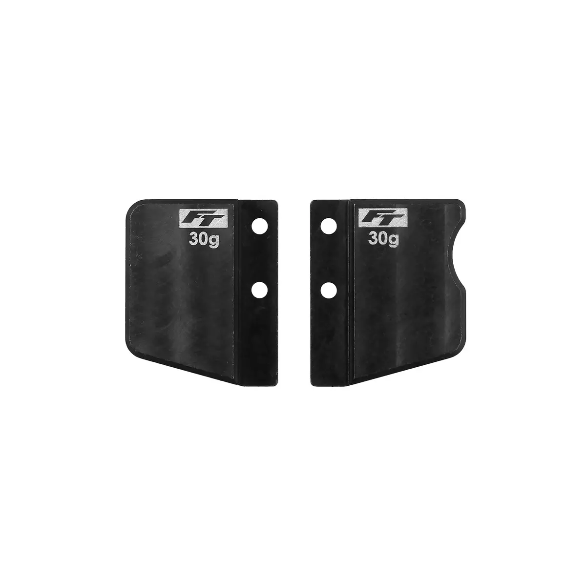 Tc8 Ft Steel Front & Rear Short Battery Weight Set, 60G 1