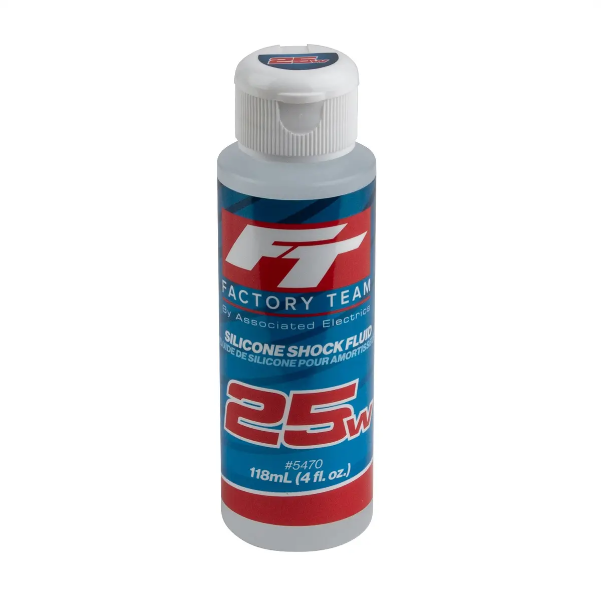 Factory Team Silicone Shock Fluid, 4Oz, 25Wt (275 Cst) 1