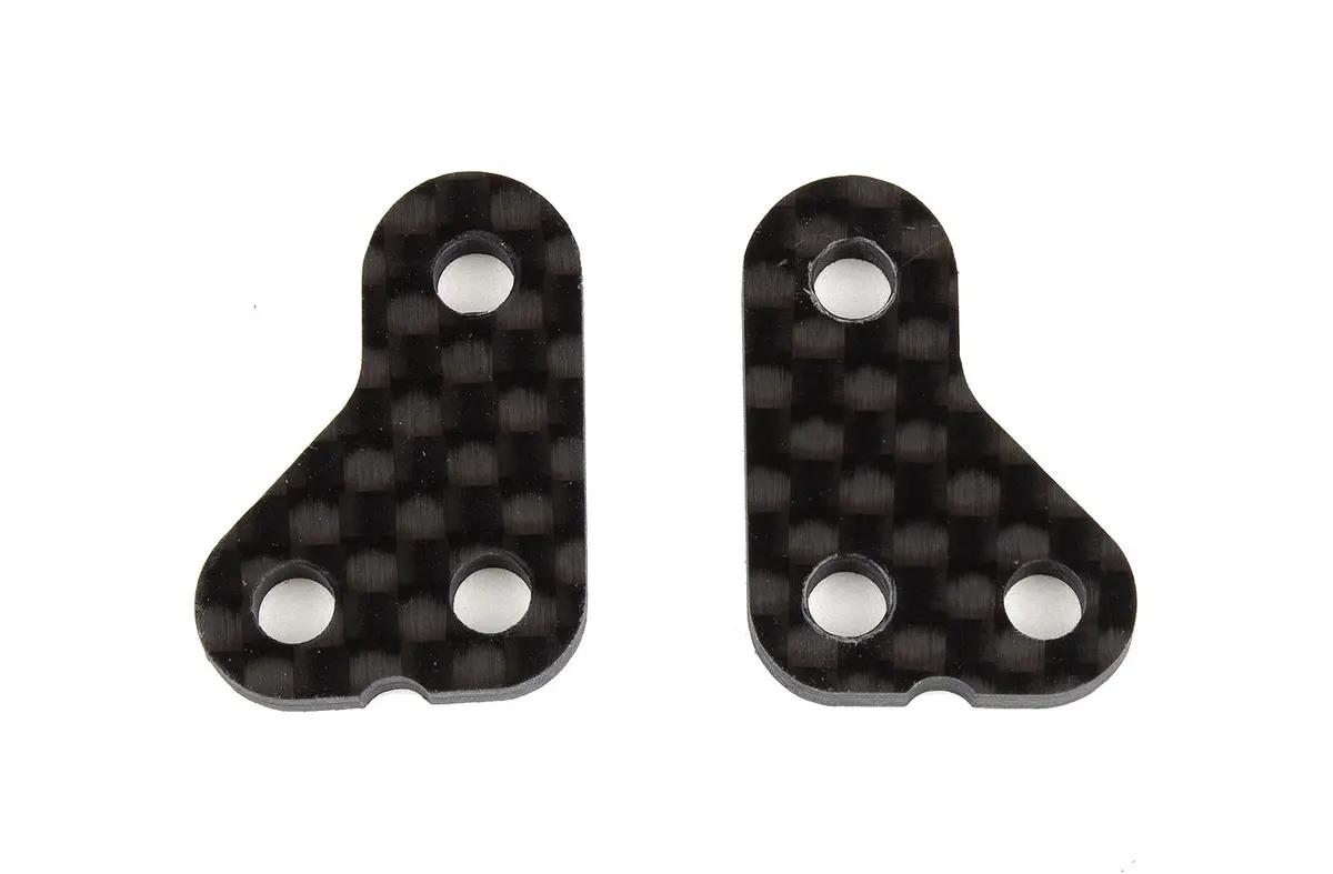 Rc10t6.2 Factory Team Carbon Fiber Steering Arm +1Mm (2) 1