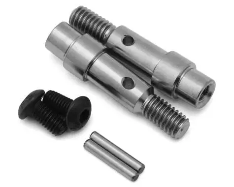 Rc10b6 Ft Titanium Hex Adapter Front Axles 1