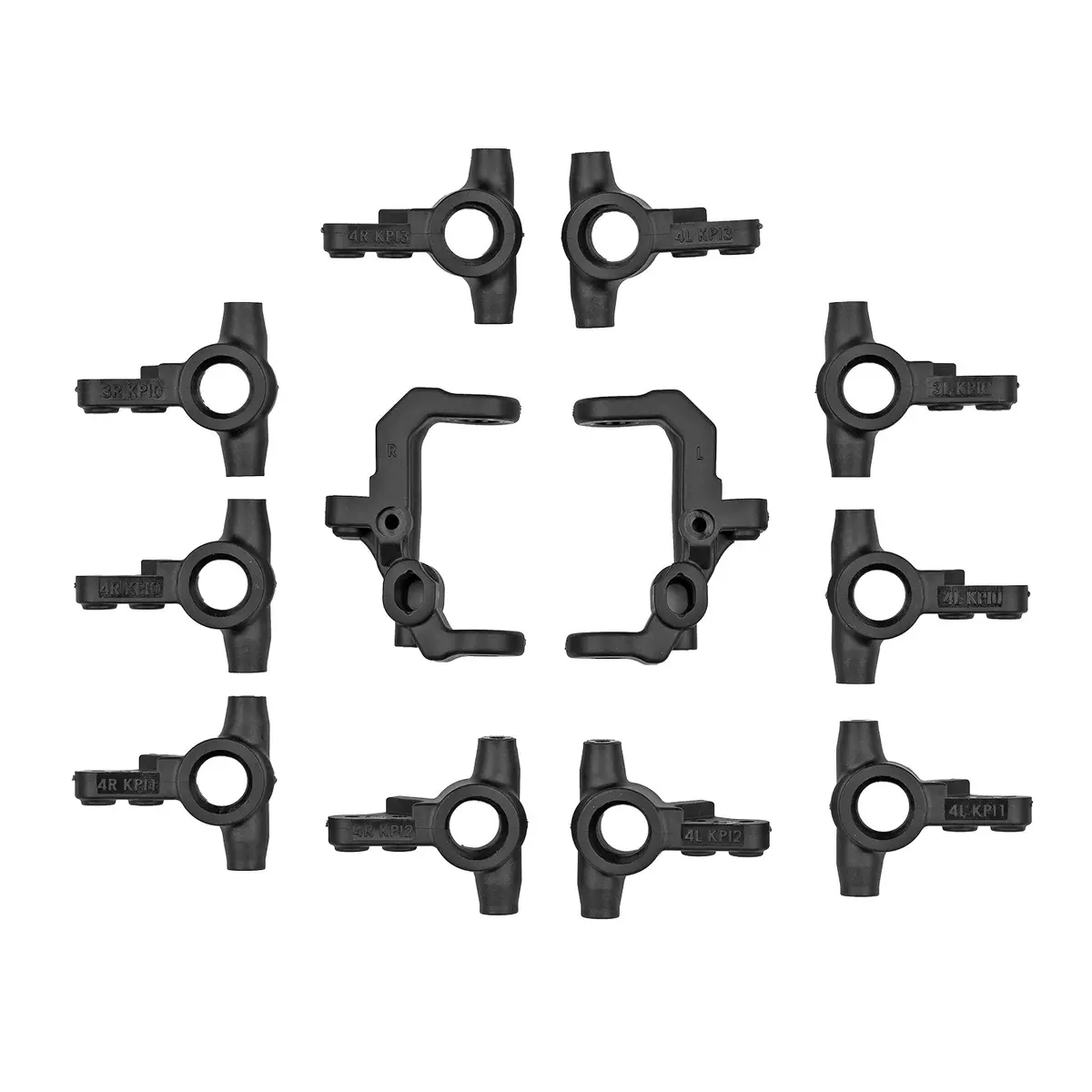Rc10 T7 V2 Caster & Steering Blocks 1