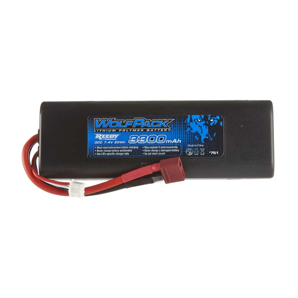 Wolfpack Lipo Battery 2S 7.4V 3300Mah 30C 1