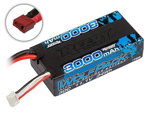 Reedy Wolfpack 11.1V 3S Lipo Battery W/ T-Plug 3000Mah 30C 1