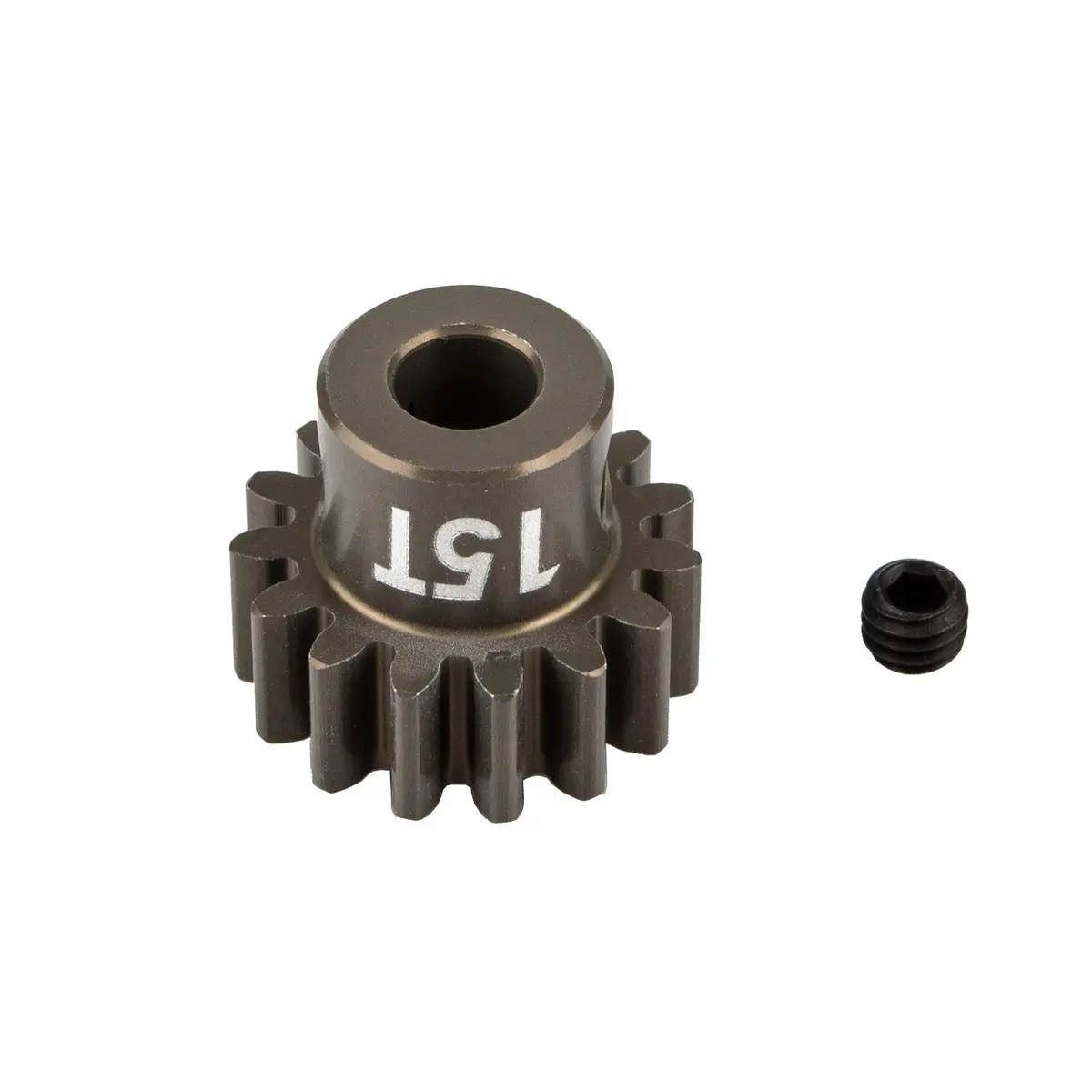 Factory Team Pinion Gear, 15 Tooth-Mod 1, Aluminum 1