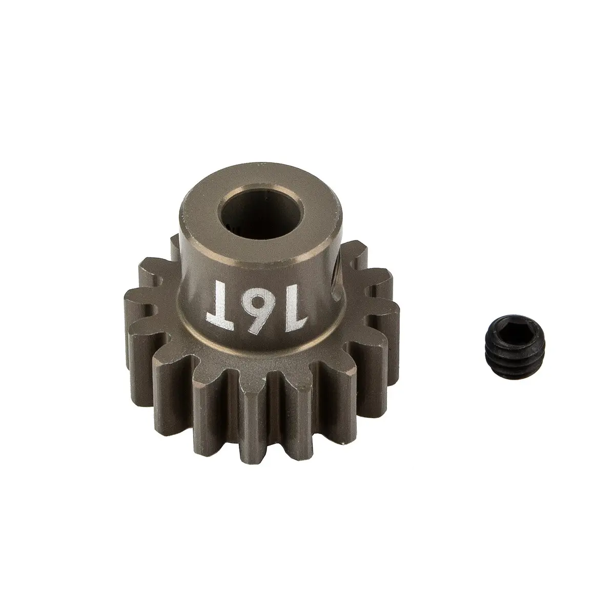 Factory Team Pinion Gear, 16 Tooth-Mod 1, Aluminum 1