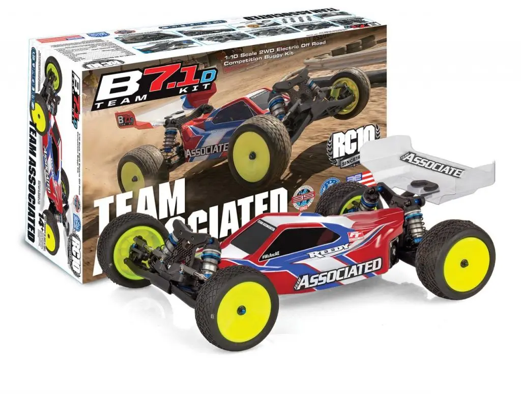 Rc10 B7.1D Team Kit 1/10 2Wd Buggy Kit, Dirt Version 1