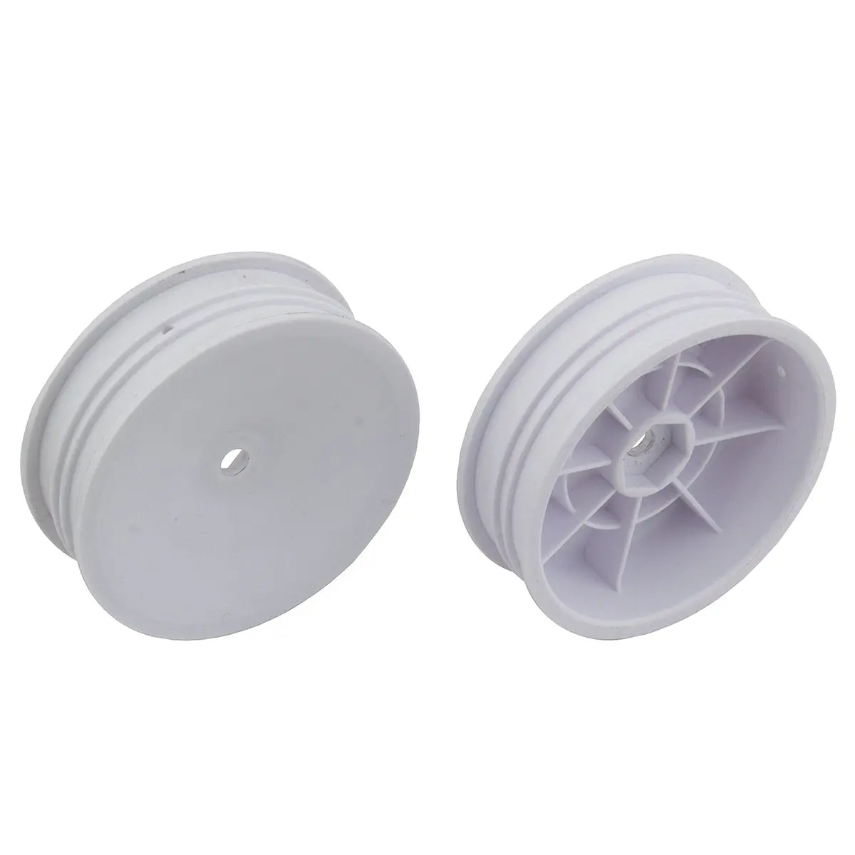 Front Slim 2.2" 2Wd Wheels, 12Mm Hex, White 1
