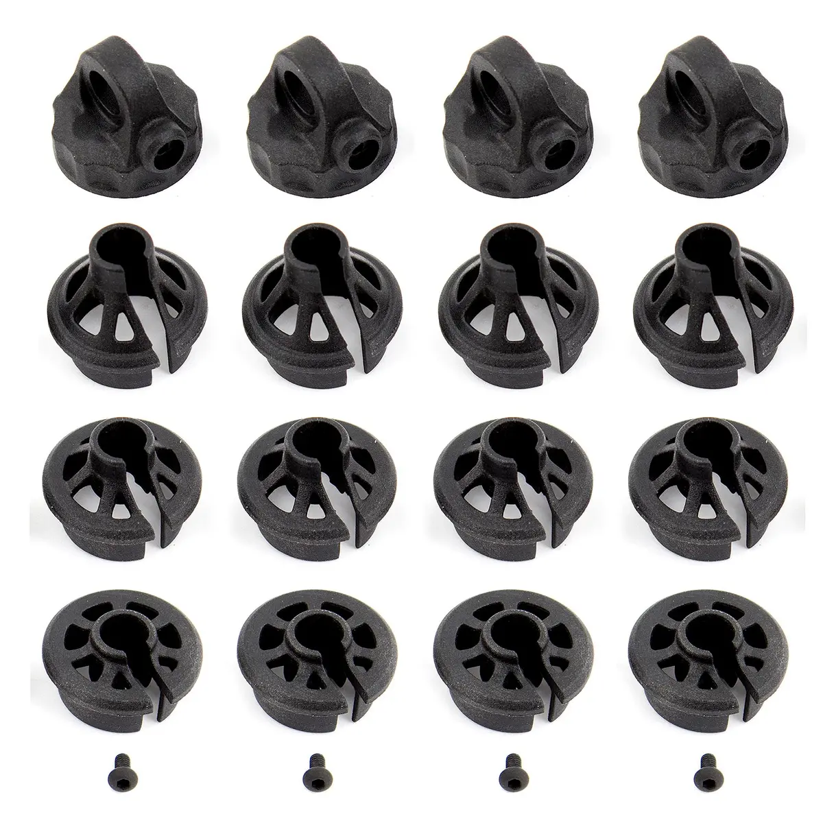 B6.1 Shocks Caps & Spring Cups 1