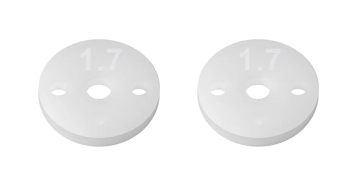 Factory Team 13Mm X 2.5Mm Shock Piston, 2 X 1.7Mm Hole (2) 1