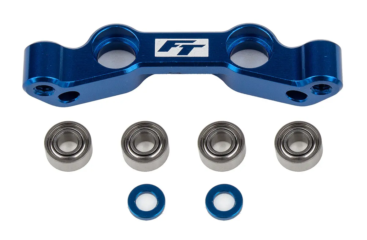 Rc10b6.4 Factory Team Aluminum Steering Rack, Blue 1