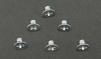 9215 Team Associated Flat Head Machine Screw 6-32X3/16" (6) 1