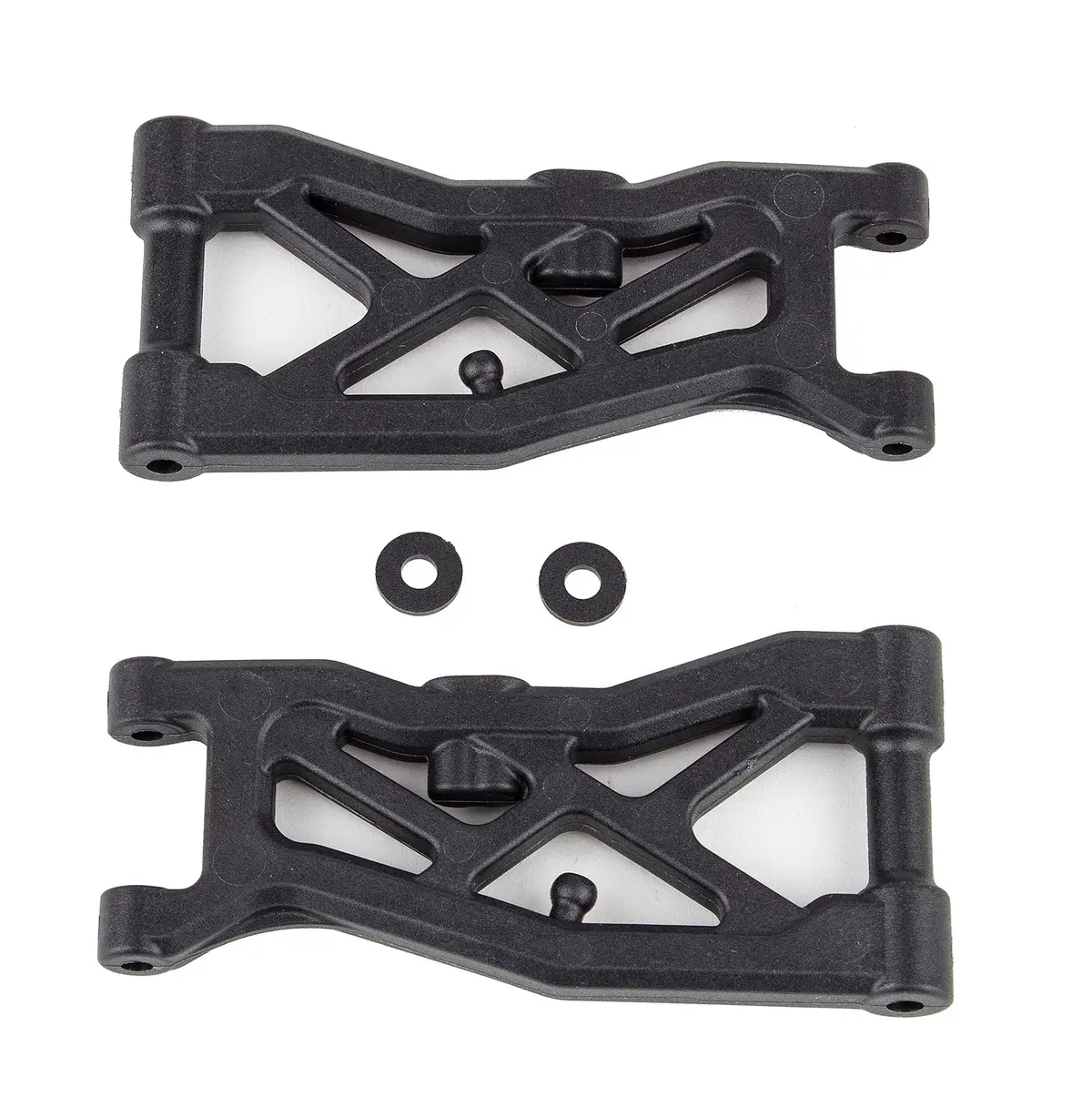 Rc10b74.2 Ft Front Suspension Arms, Gull Wing, Carbon 1