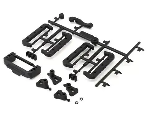 Rc10b7 Battery Mount, Fan Mount, Servo Mount 1