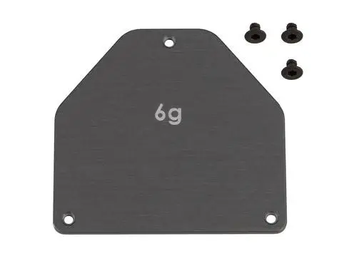 Rc10b7 Ft Aluminum Servo Weight Plate, 6G 1