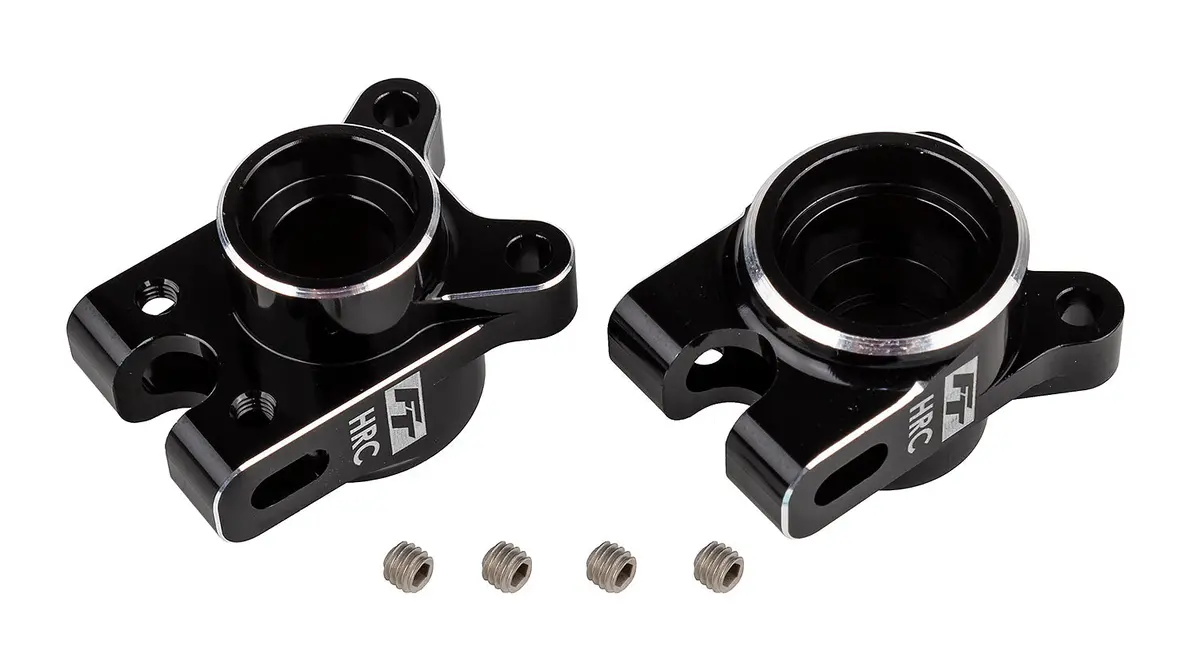 Rc10b7 Factory Team Aluminum Rear Hub Set, Hrc, Black 1