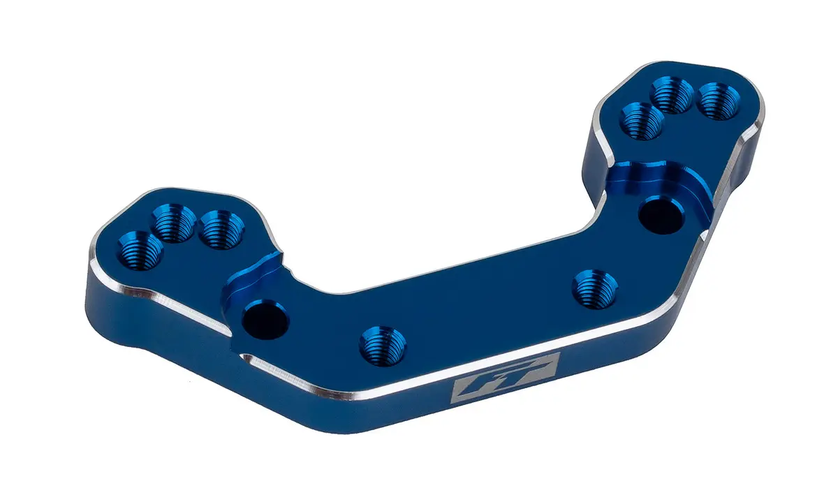Rc10b7 Factory Team Aluminum Ballstud Mount, +2Mm, Blue 1