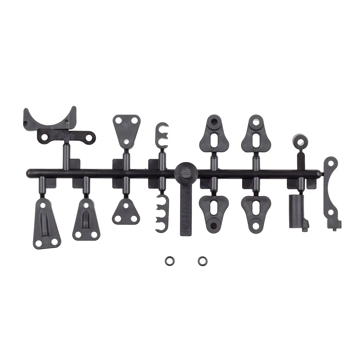 Rc10 B84 Battery Holder & Fan Mount Set 1
