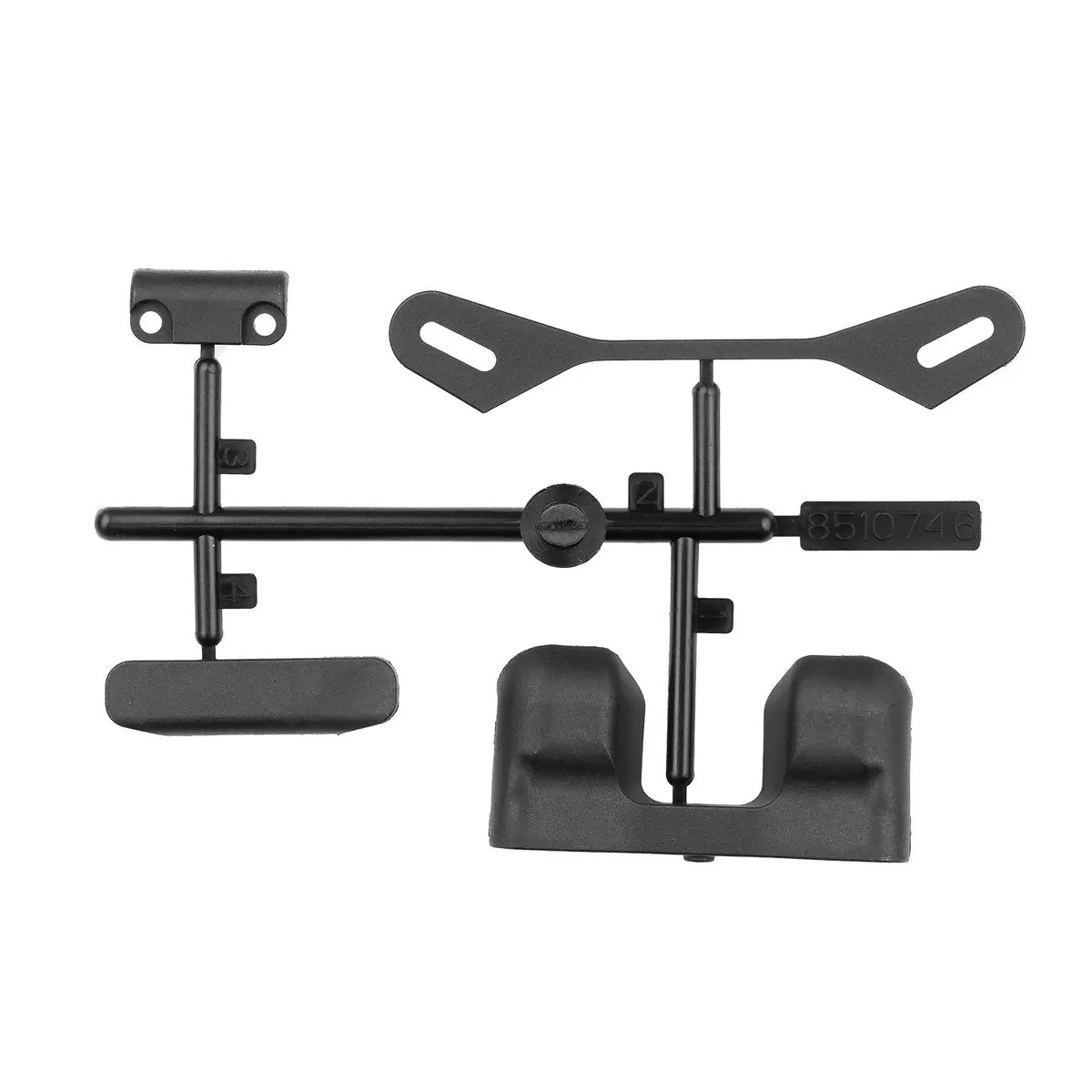 Rc10 B84 Shock Tower Covers & Bumper Set 1