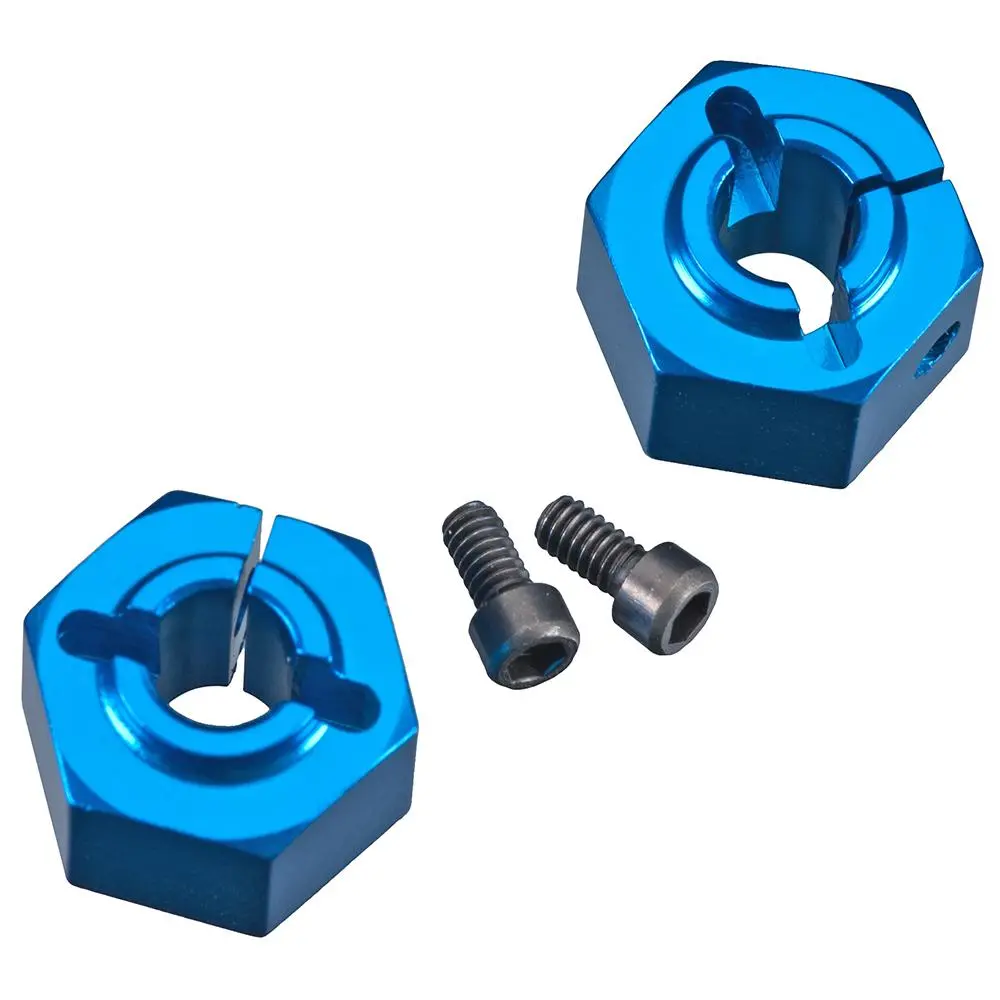 Rear Aluminum Clamping Wheel Hexes, 12Mm 1
