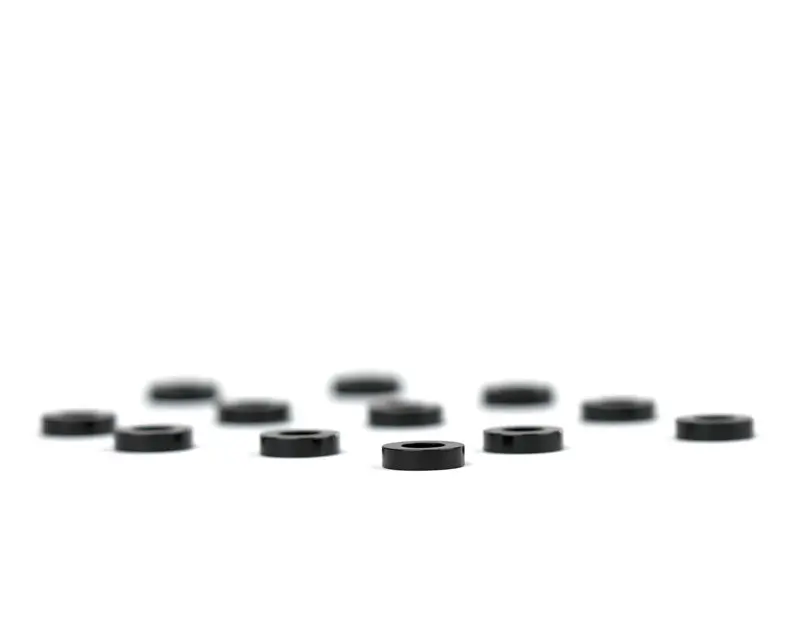 Aluminum Ball Stud Washers, Black, 1.5Mm (12) 1