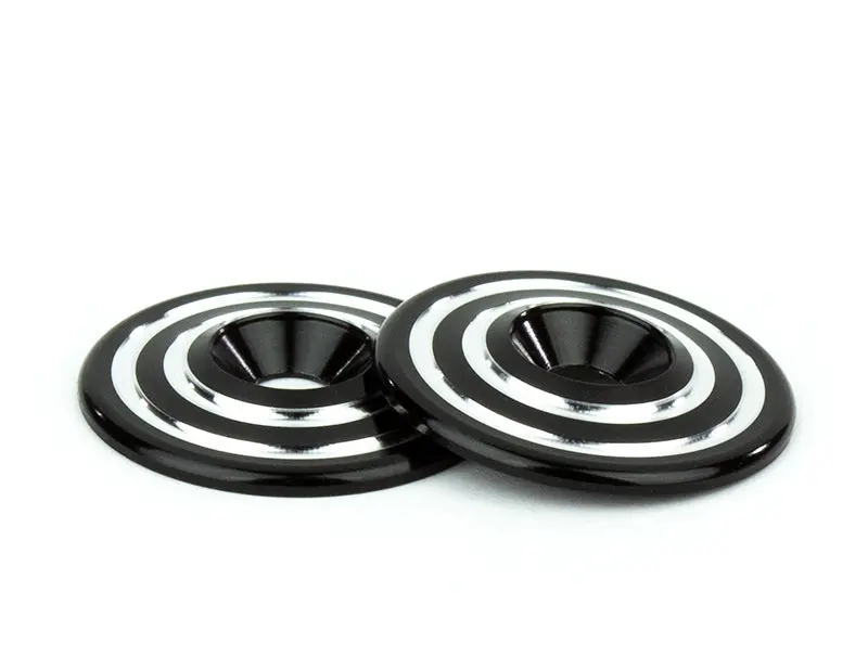 Ringer Wing Buttons, Black (2) 1
