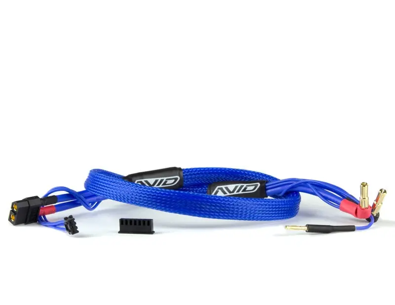 2S Balance Charge Lead Xt60 Charger To 4/5Mm Bullet, Blue 1