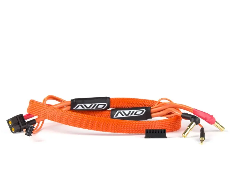 2S Balance Charge Lead Xt60 Charger To 4/5Mm Bullet, Orange 1