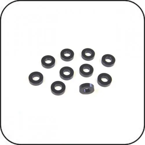 Spacers, 6X3x1.75Mm, Black 1