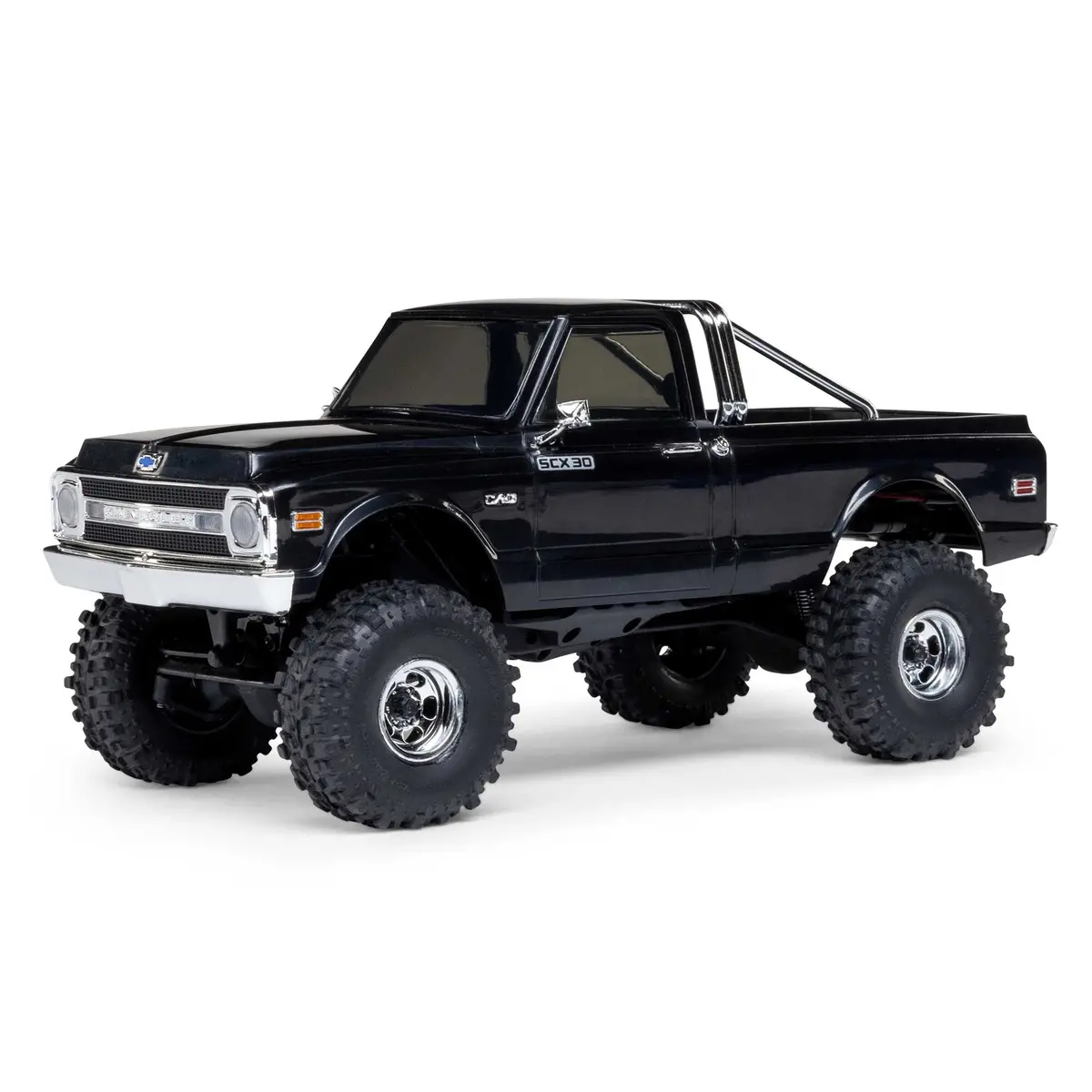 Scx30 Chevrolet K10 1/30 4X4 Crawler Rtr Combo, Black 1