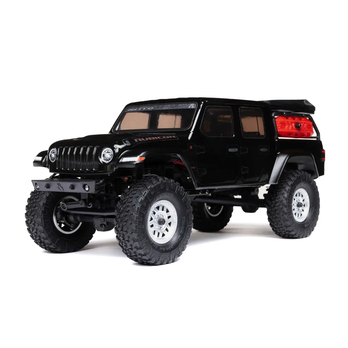 Scx24 Jeep Gladiator 1/24 4Wd Crawler Rtr Combo, Black 1