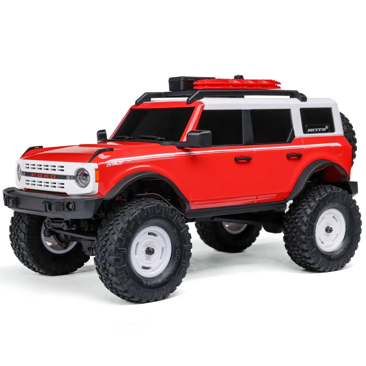 Scx24 Ford Bronco 4X4 1/24 Crawler Rtr Combo, Red 1