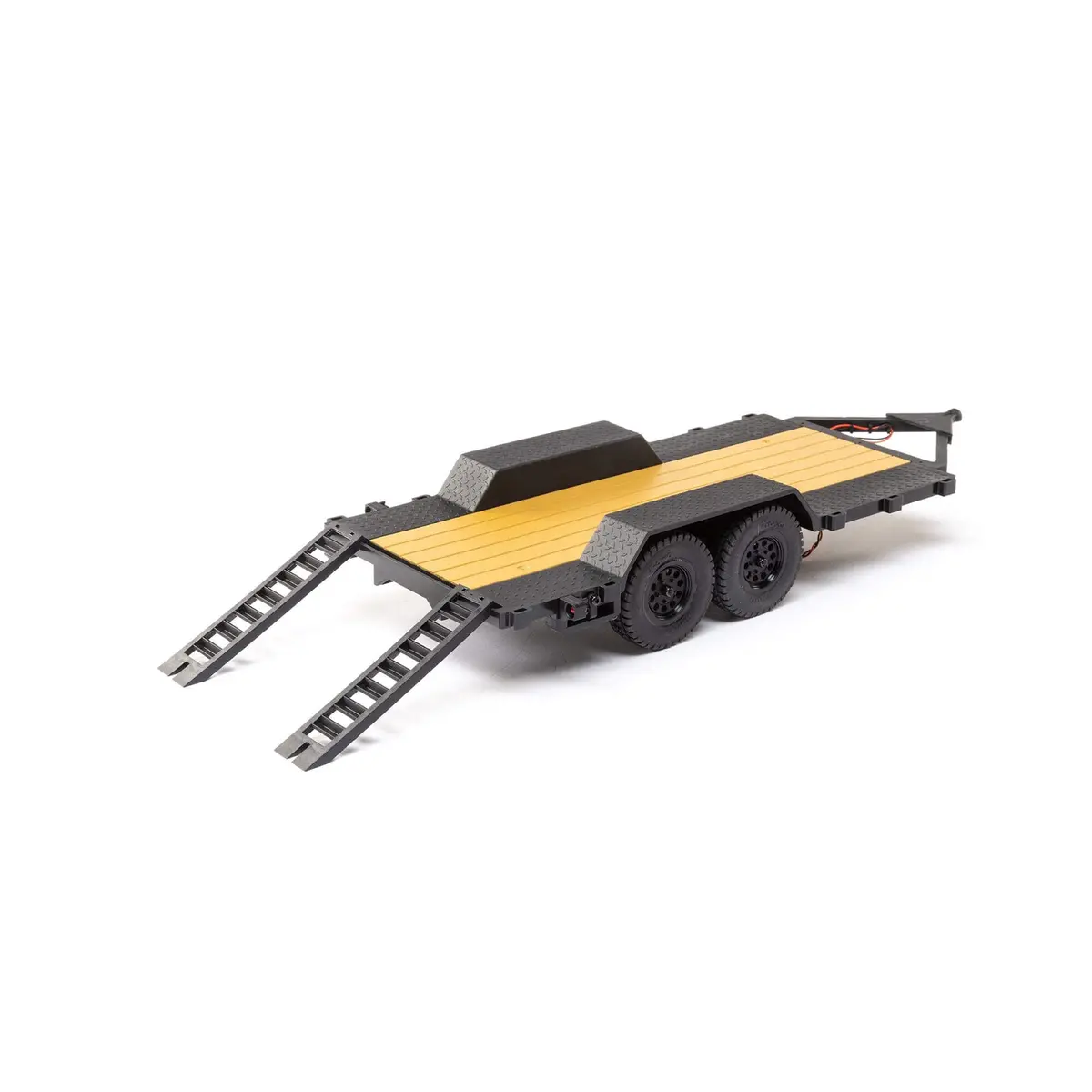 Scx24 1/24 Scale Flat Bed Vehicle Trailer W/ Lights 1