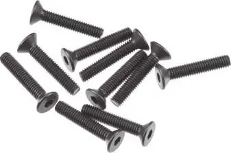 Axial 0147 Hex Socket Flat Head M3x16mm Black (10) 1