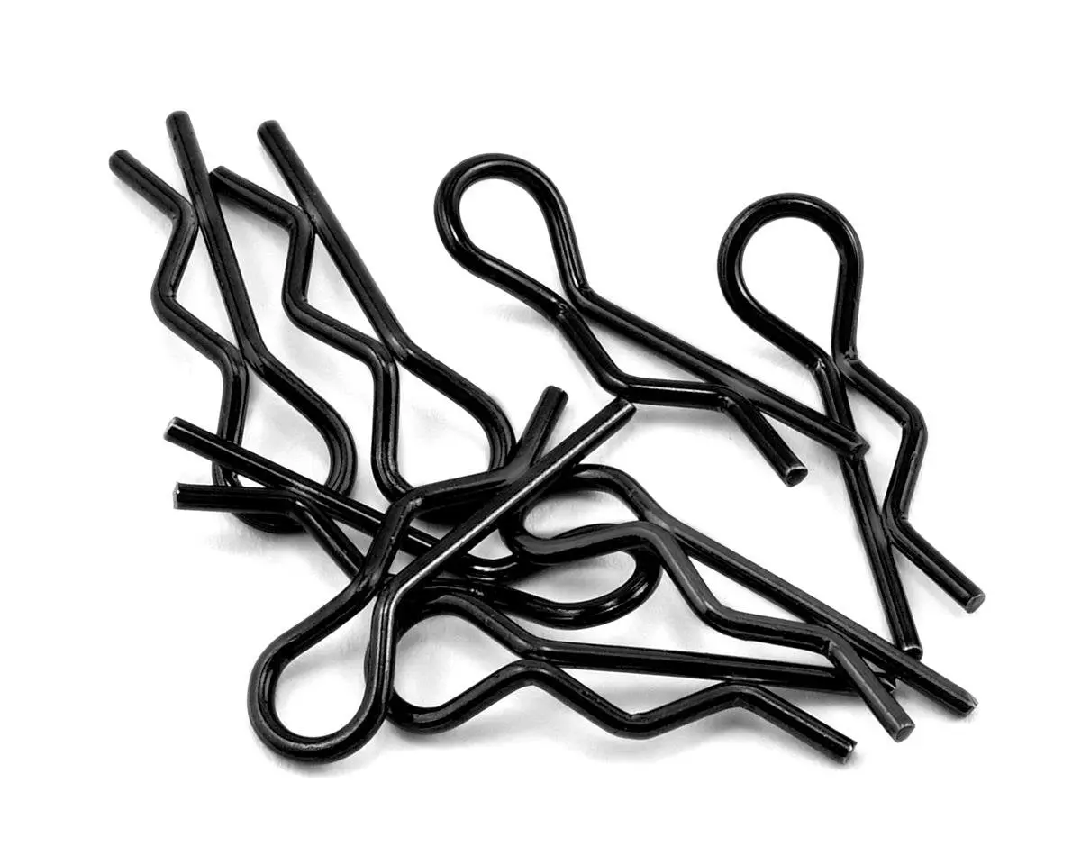 Body Clips, 1/10 Scale (8), Black 1