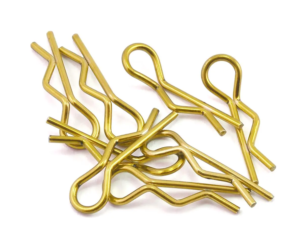 Body Clips, 1/10 Scale (8), Gold 1