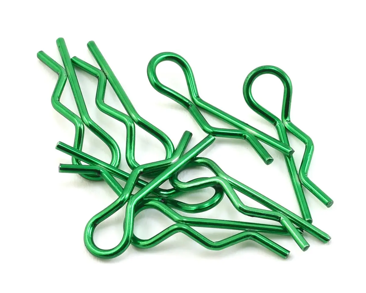 Body Clips, 1/10 Scale (8), Green 1