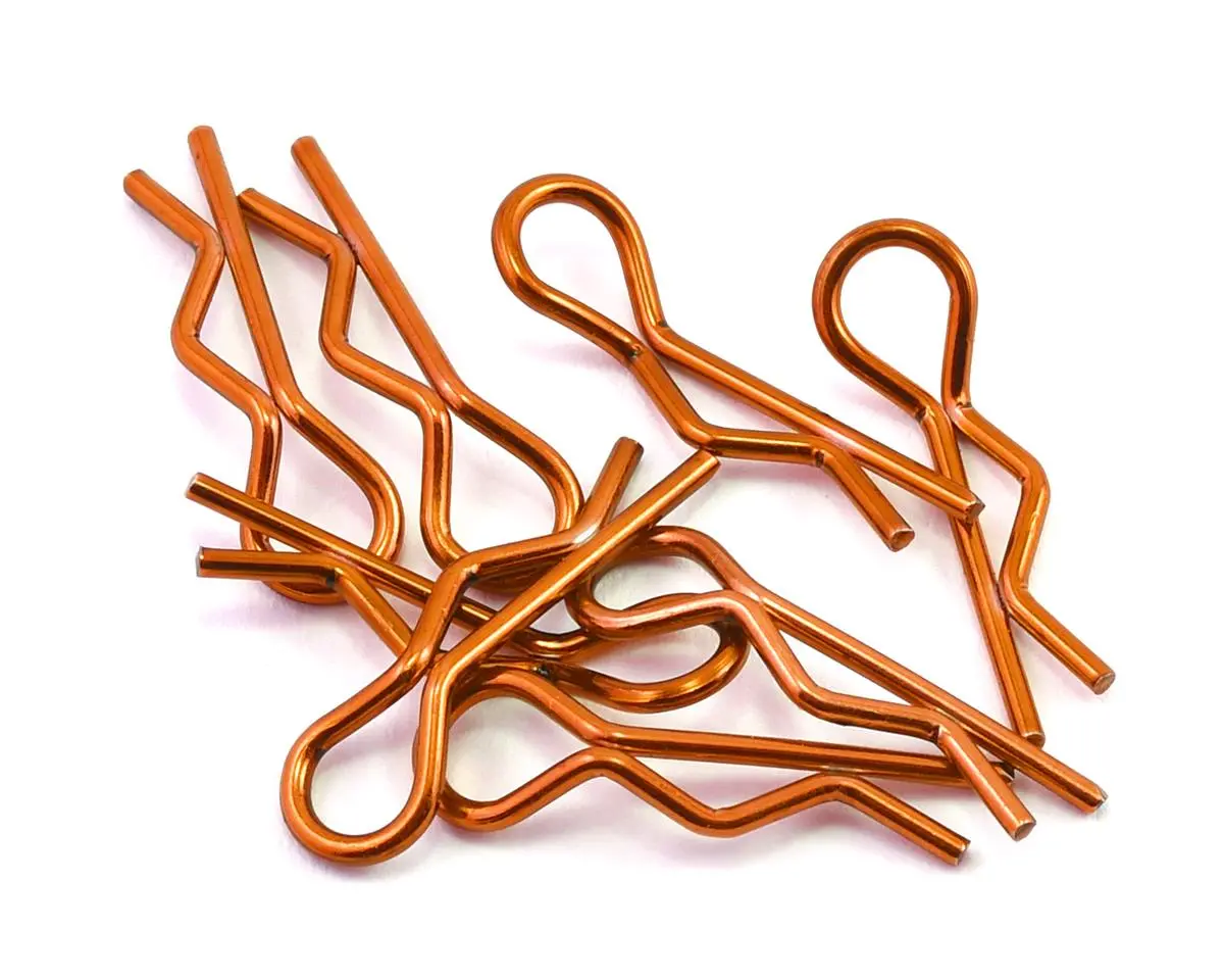 Body Clips, 1/10 Scale (8), Orange 1