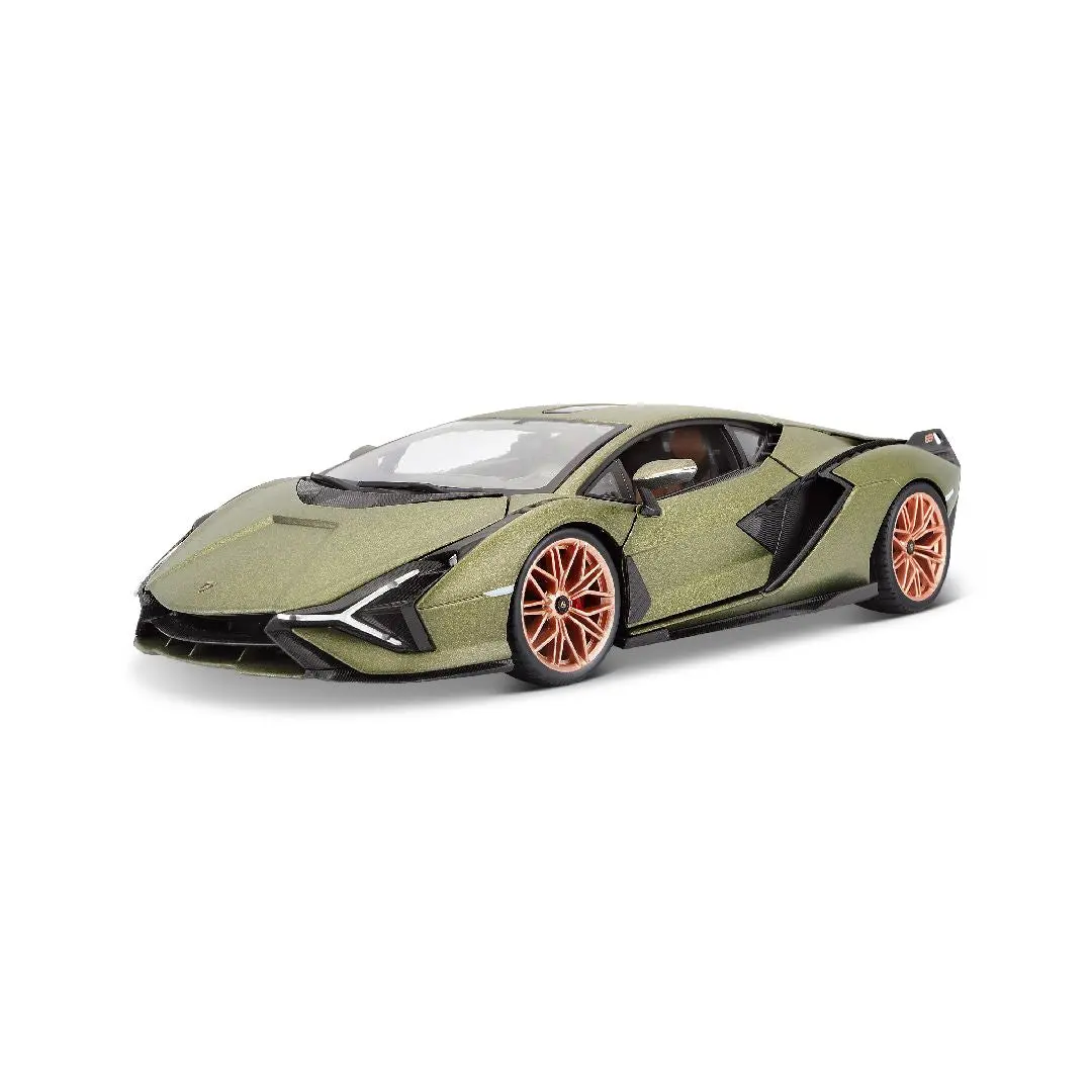 Bburago 1/18 Lamborghini Sián Fkp37 (Metallic Matte Green) 1