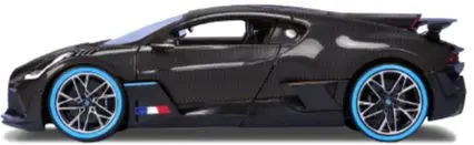 Bburago 1/18 50Th Anniv. Bugatti Divo, Carbon Fibre 1