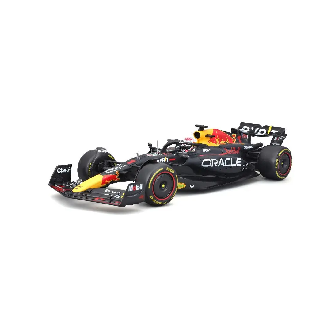 Bburago 1/18 Race Oracle Red Bull Racing Rb19 (2023) W/Driver (Verstappen #1) 1
