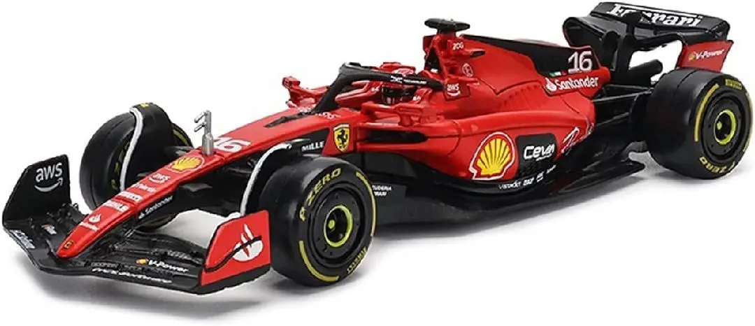 Bburago 1/24 Ssfr Ferrari Sf-23 (2023) W/ Driver (Leclerc #16) 1