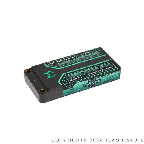 Team Cayote 7.6V 2S Lihv Lipo Battery, 3900Mah 145C Shorty 1