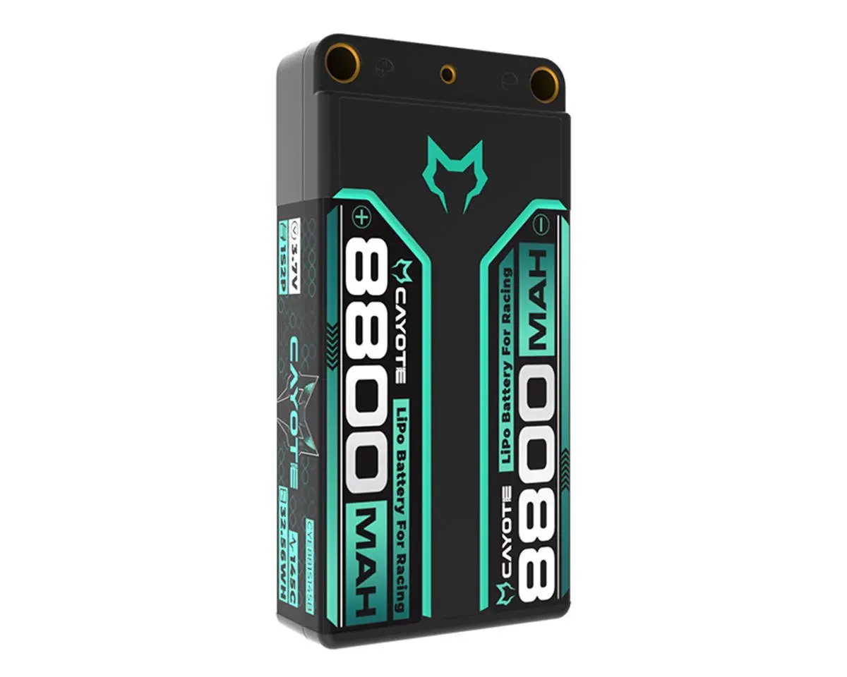 Team Cayote 1/12 3.7V 1S Lipo Battery, 8800Mah 145C 1